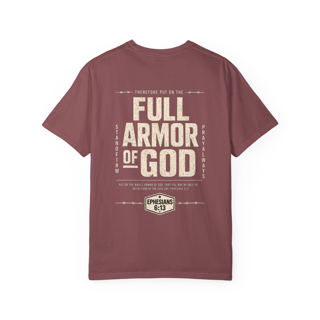 Full Armor of God T-Shirt — Ephesians 6:13 Christian Faith Tee