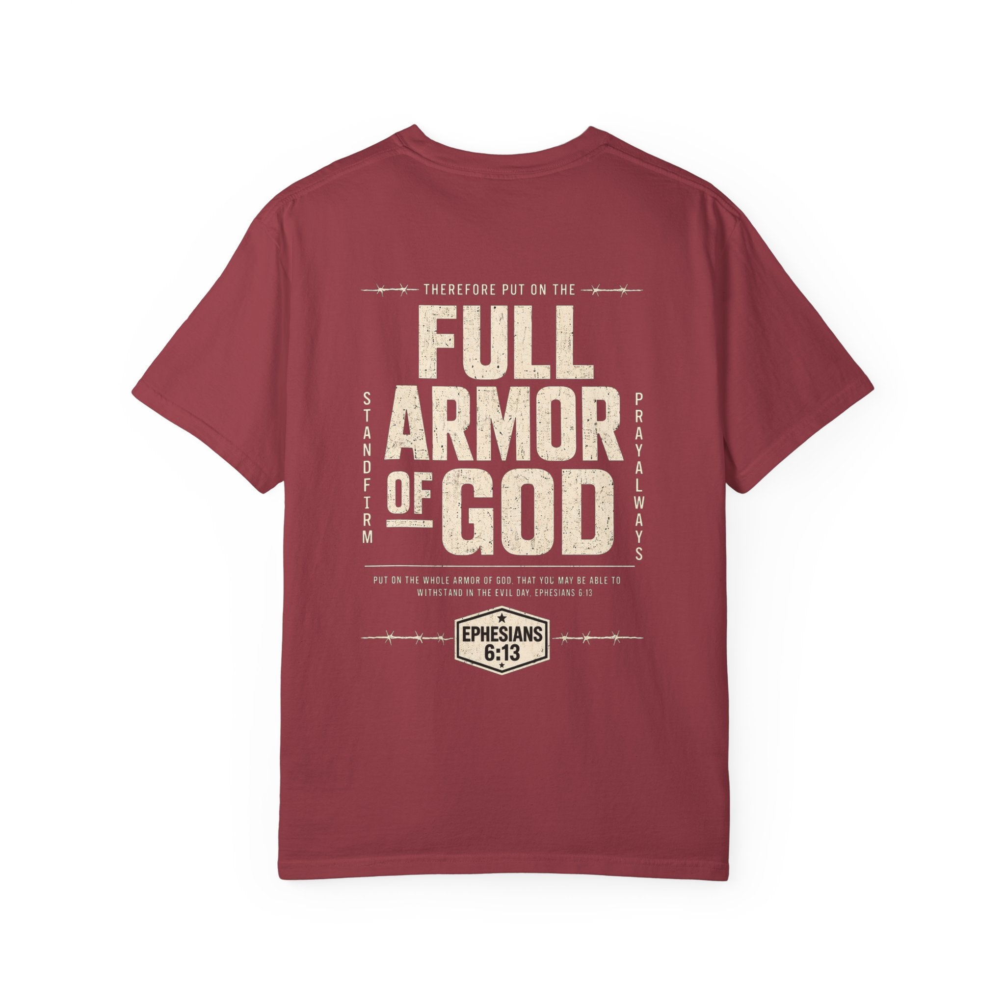 Full Armor of God T-Shirt — Ephesians 6:13 Christian Faith Tee