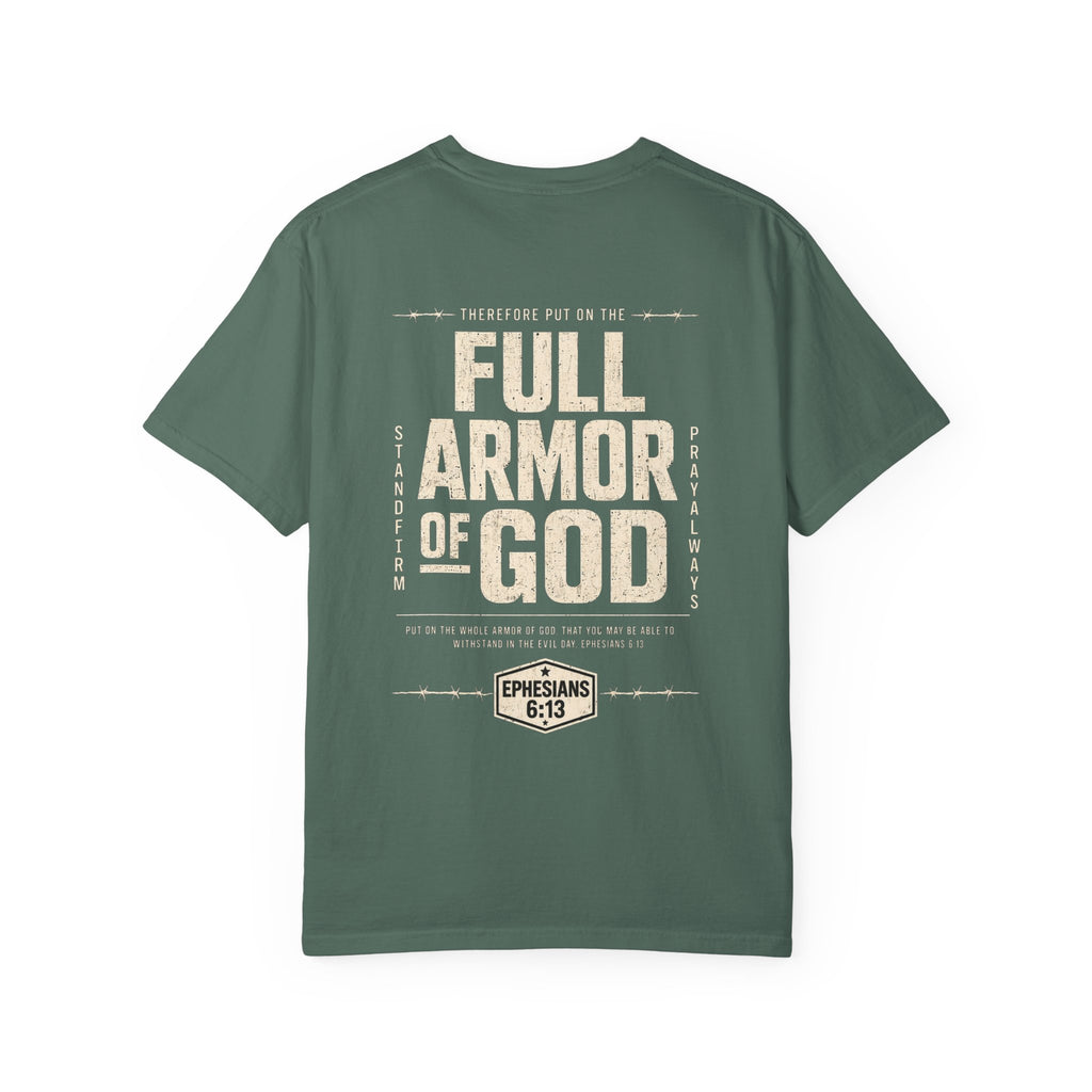 Full Armor of God T-Shirt — Ephesians 6:13 Christian Faith Tee
