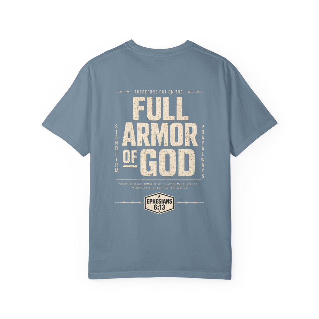 Full Armor of God T-Shirt — Ephesians 6:13 Christian Faith Tee
