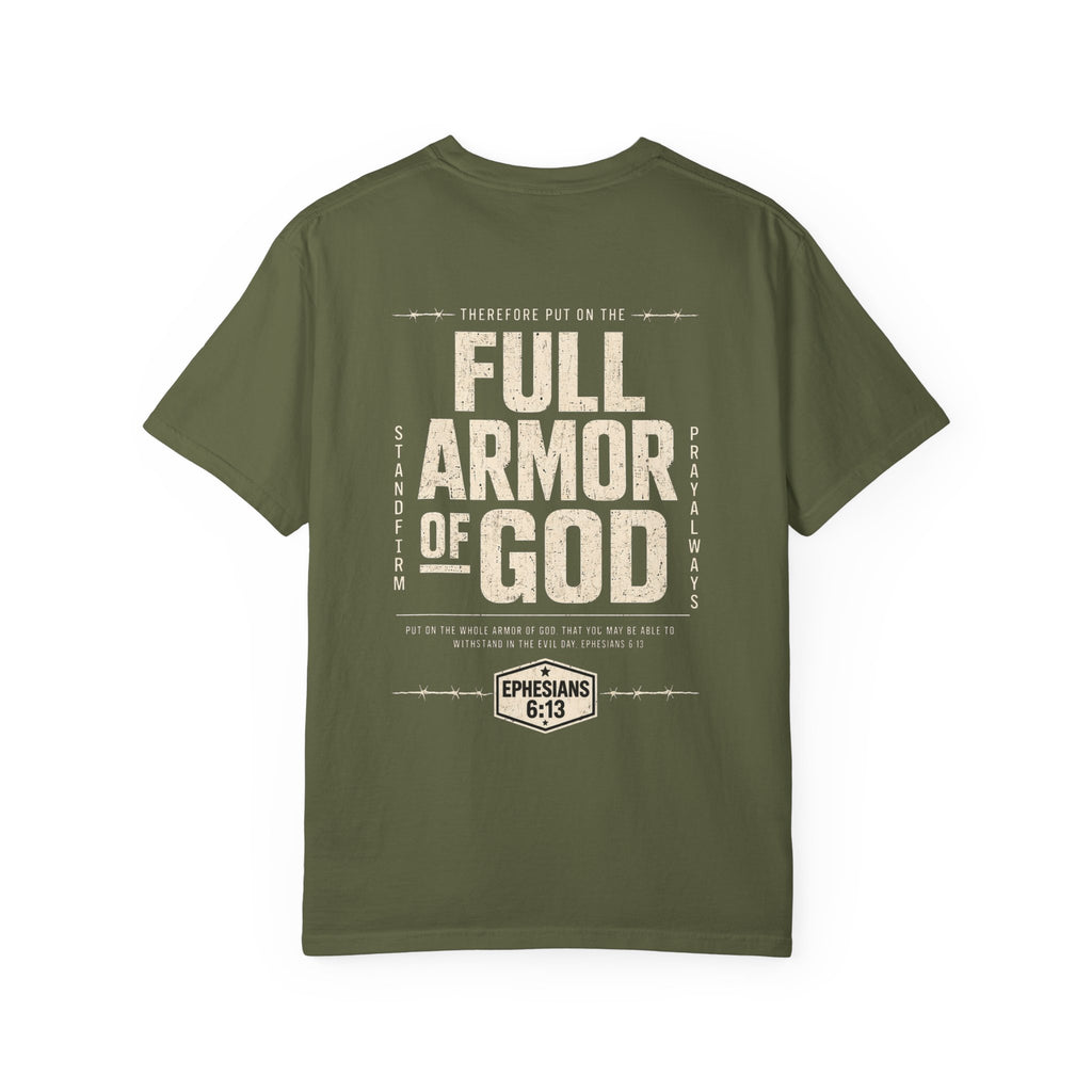 Full Armor of God T-Shirt — Ephesians 6:13 Christian Faith Tee