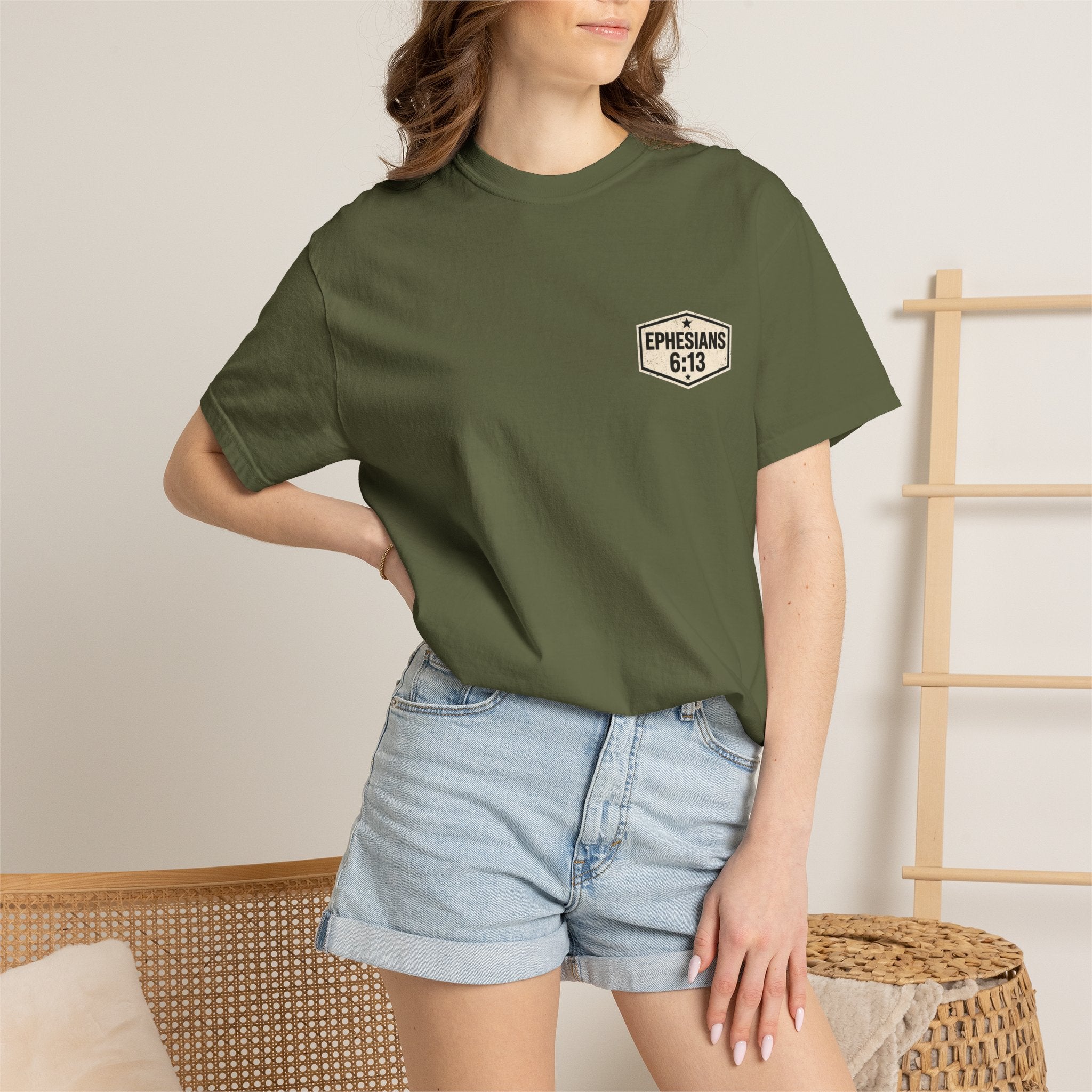 Full Armor of God T-Shirt — Ephesians 6:13 Christian Faith Tee