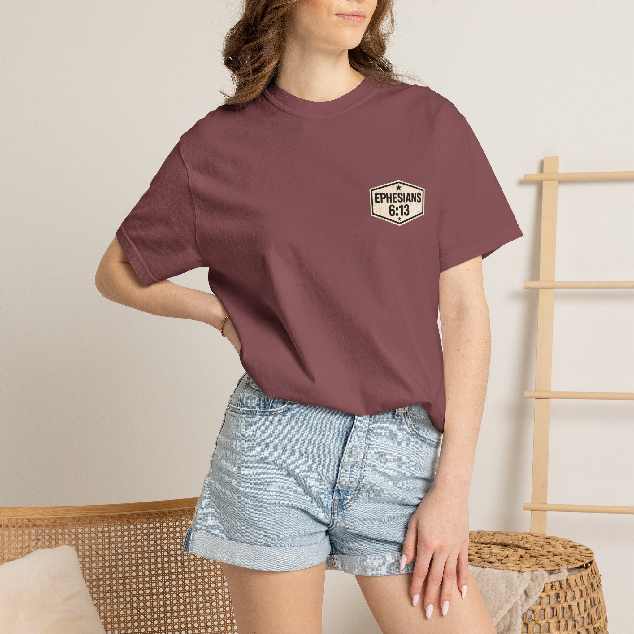 Full Armor of God T-Shirt — Ephesians 6:13 Christian Faith Tee