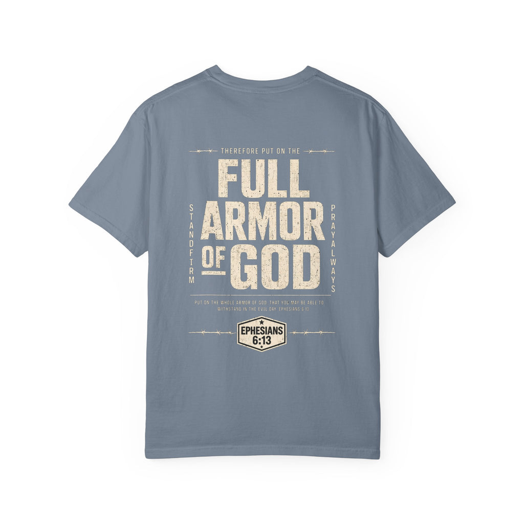 Full Armor of God T-Shirt — Ephesians 6:13 Christian Faith Tee
