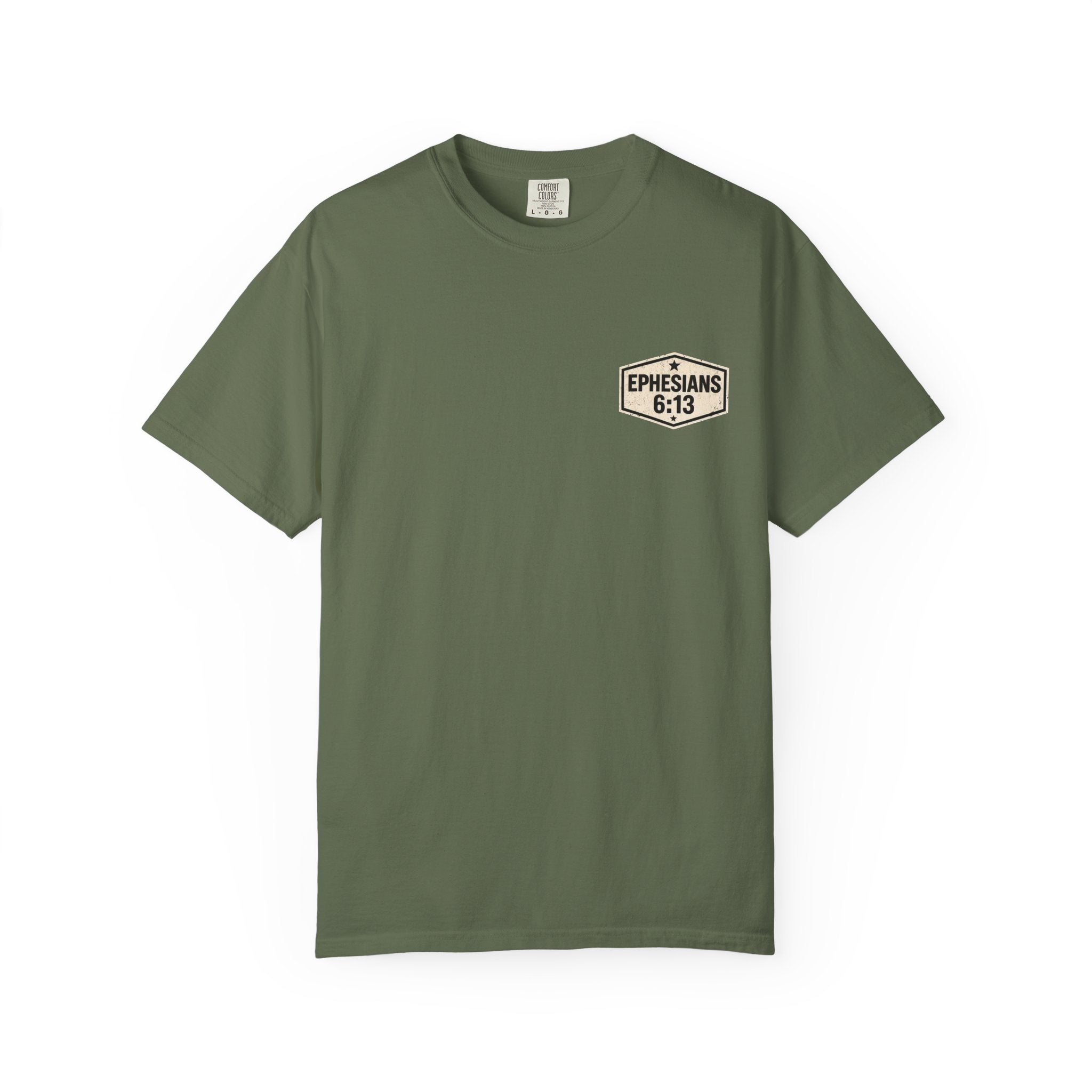 Full Armor of God T-Shirt — Ephesians 6:13 Christian Faith Tee